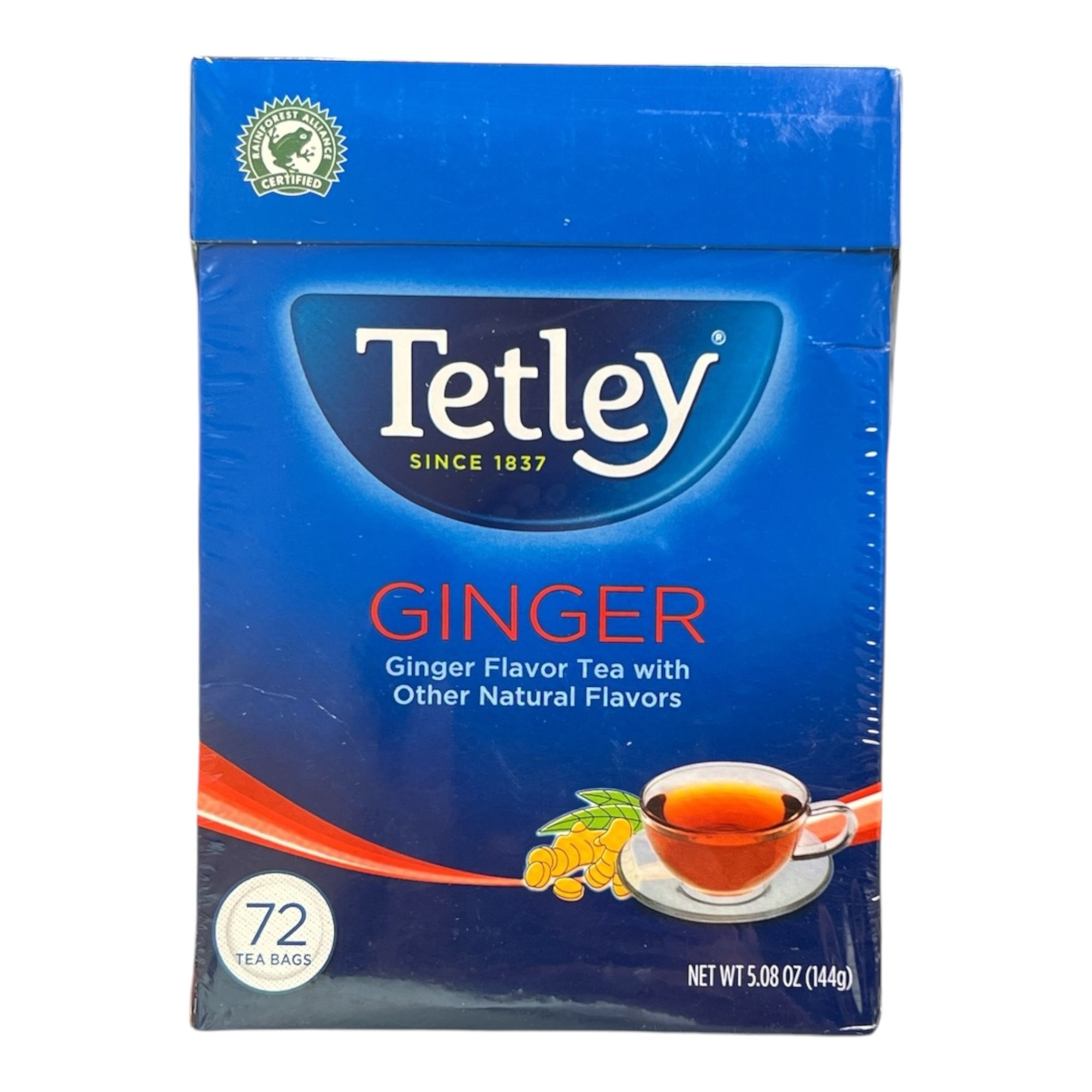 Tetley Ginger Tea Bags (Pack of 72)