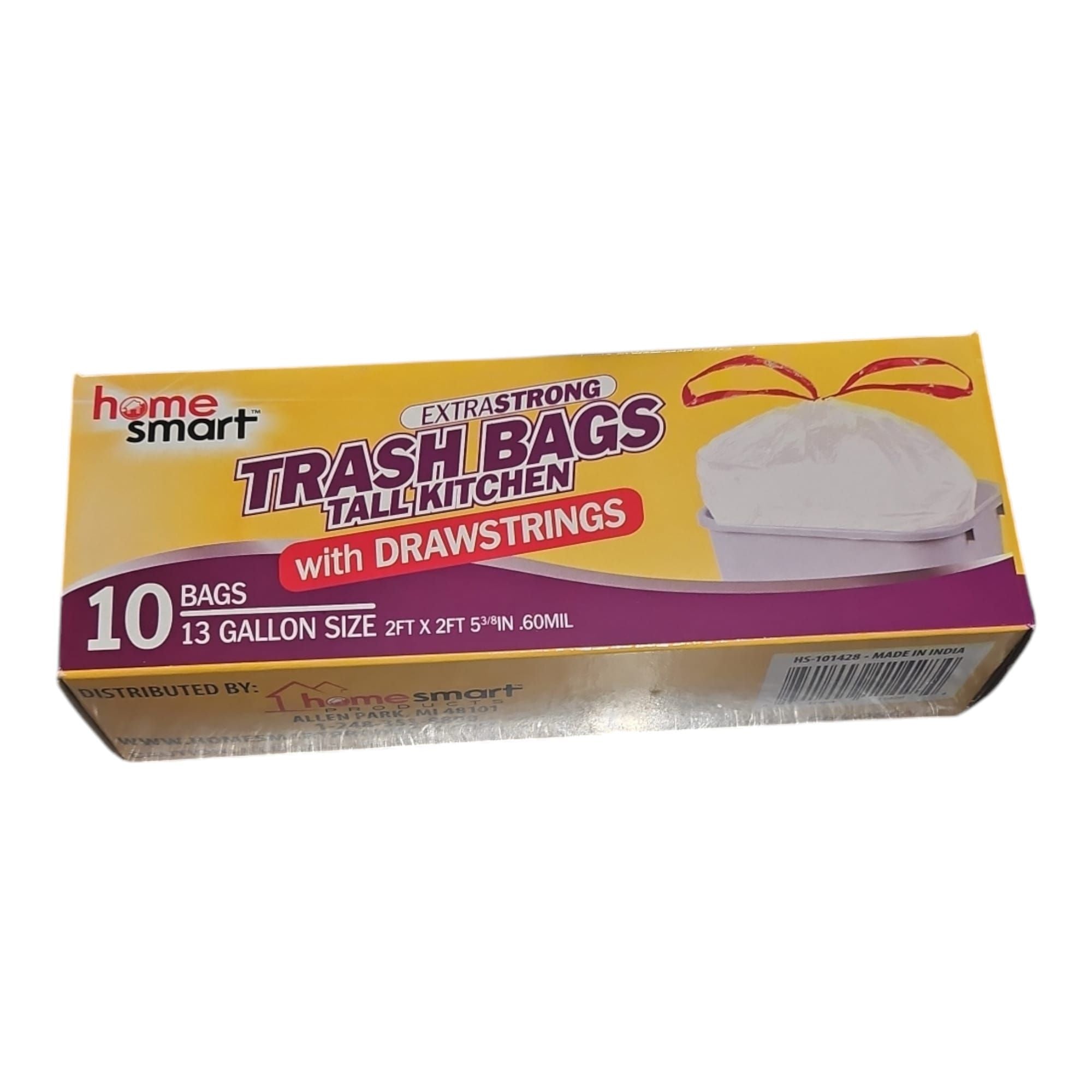 Trash Bags Drawstring 13g 10pc