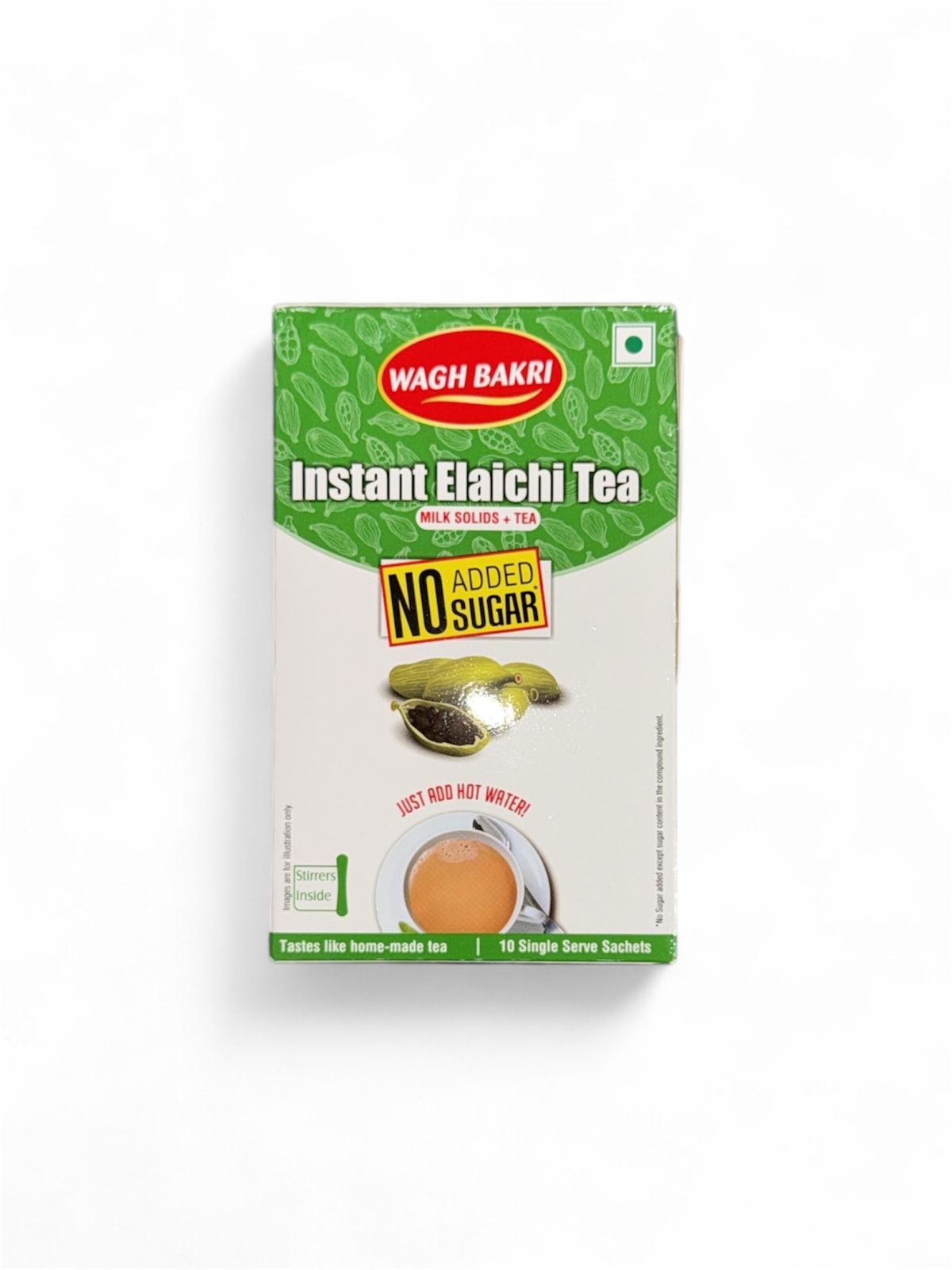 Wagh Bakri Instant Elaichi Tea 80 Gm (10 pack)