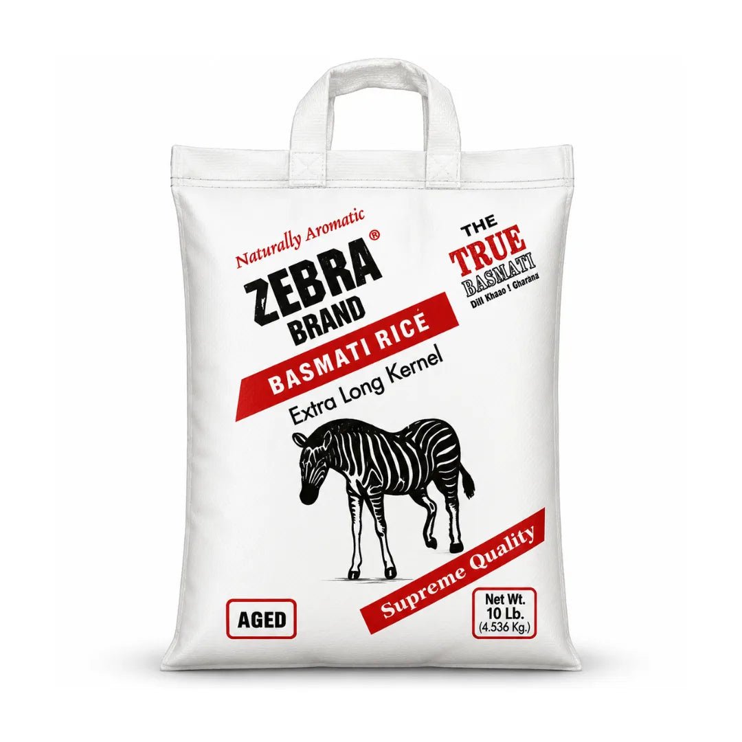 Zebra Basmati Rice 10 Lb