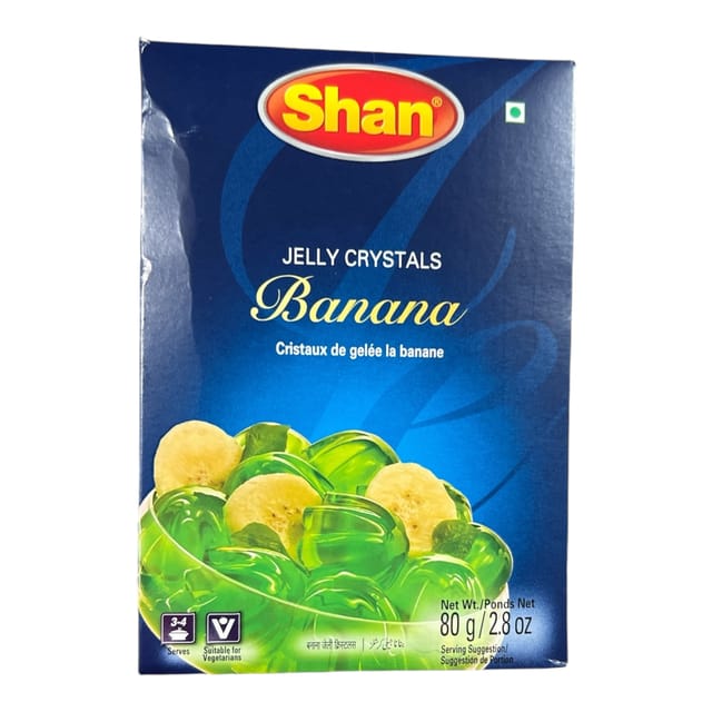 Shan Banana Jelly Crystals 80 GM