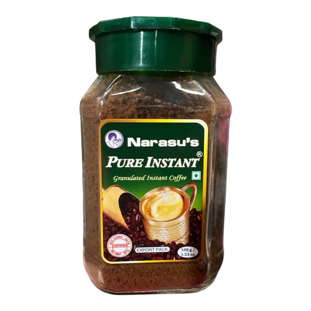 Narasus Pure Instant Coffee (Granuated) Jar 100 GM (Nara)