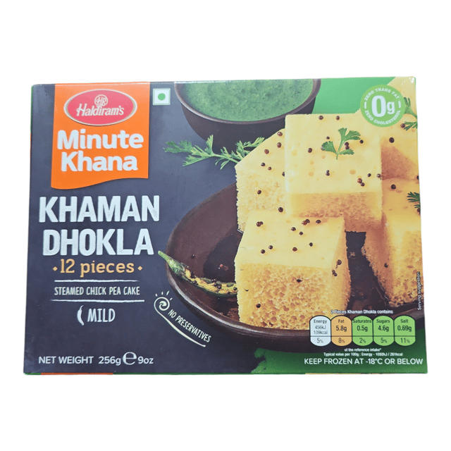 Haldiram Gujrati Khaman Dhokla 256 GM (12 PCS)