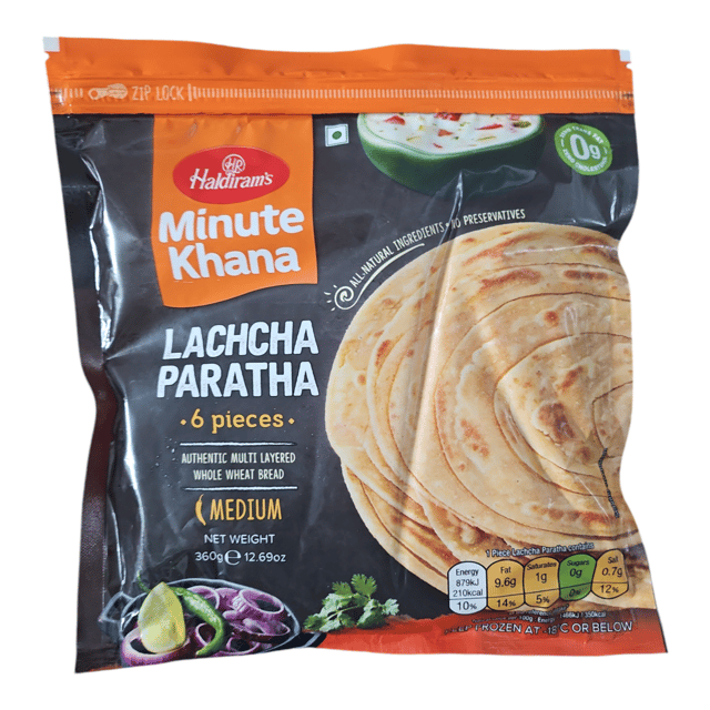 Haldiram Frozen Laccha Paratha 360Gm (6PCS)