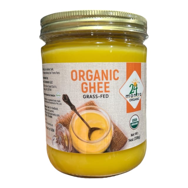 24M Organic Ghee  Grass Fed 14 OZ