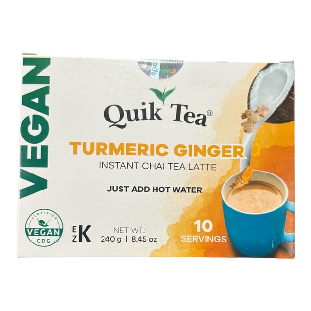 Quick Cafe Tea Turmeric Ginger Chai Vegan