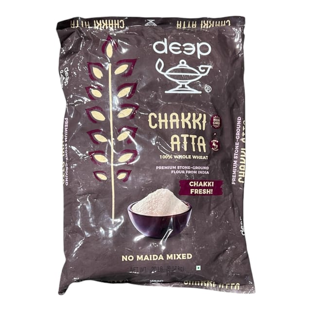 Deep Chapati Flour (Chakki Atta) 20 LB