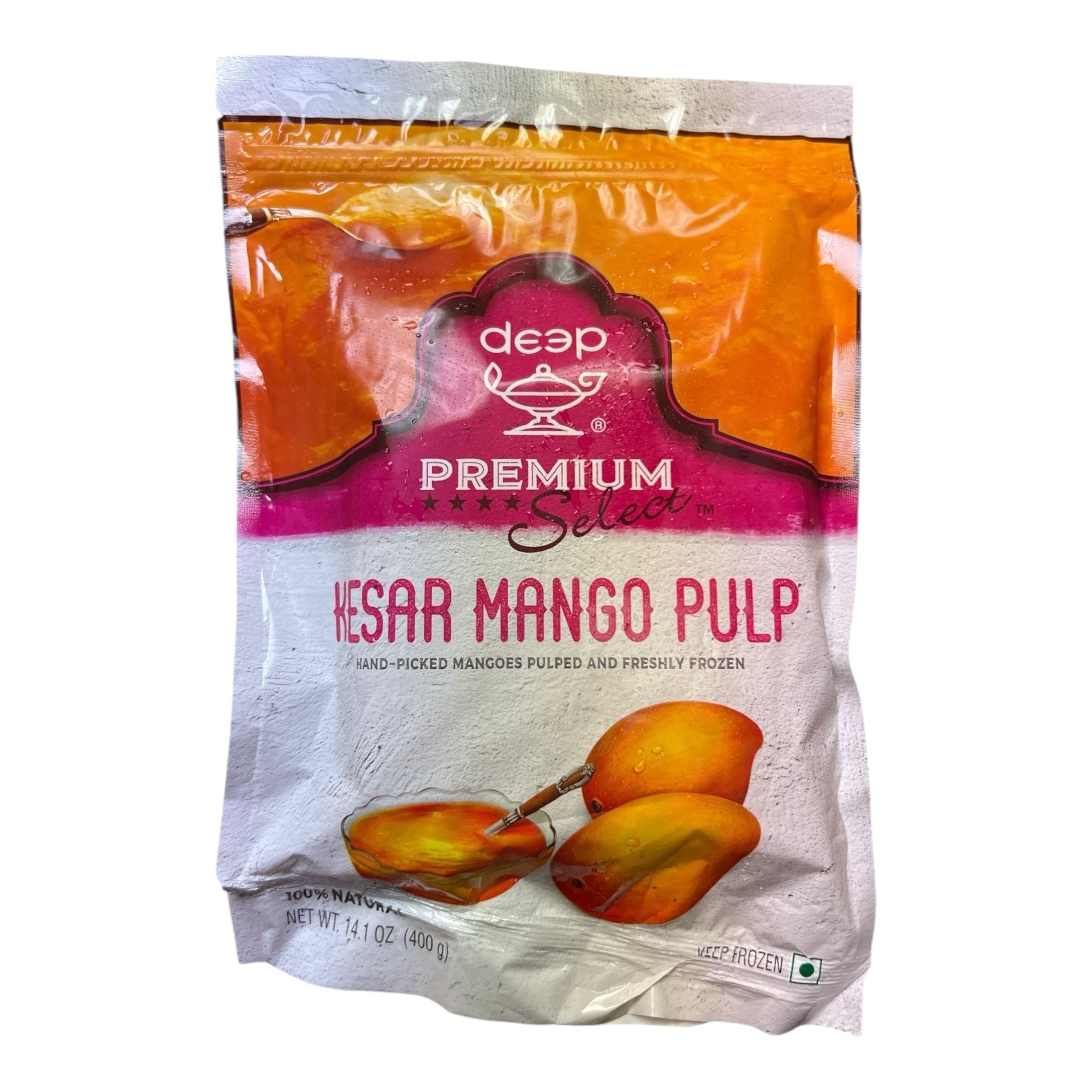 Deep Kesar Mango Pulp 14 OZ