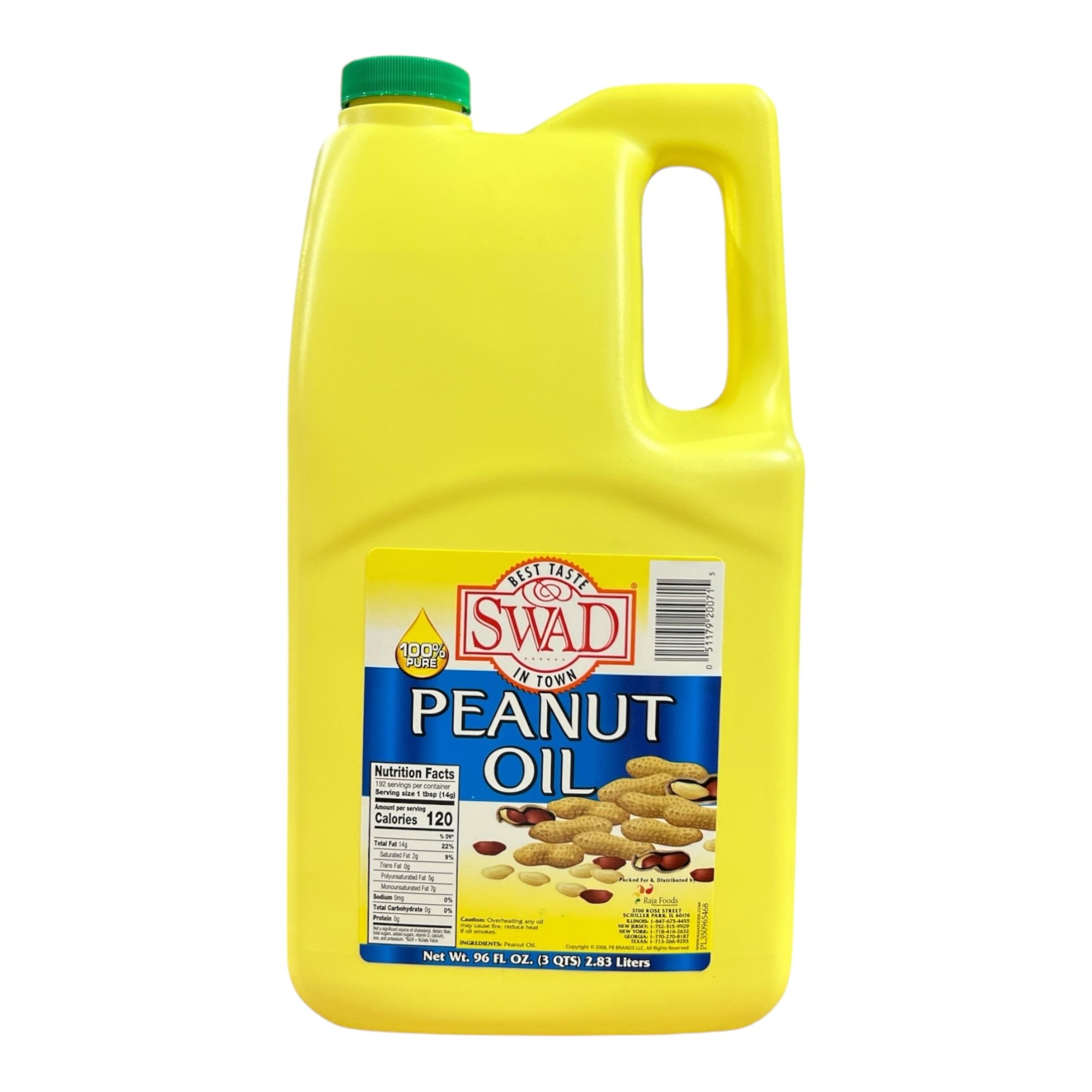 Peanut Oil Swad 3 QTS (2.83 L)