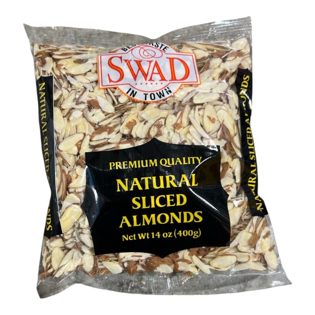 Swad Almonds Natural Sliced  14 OZ