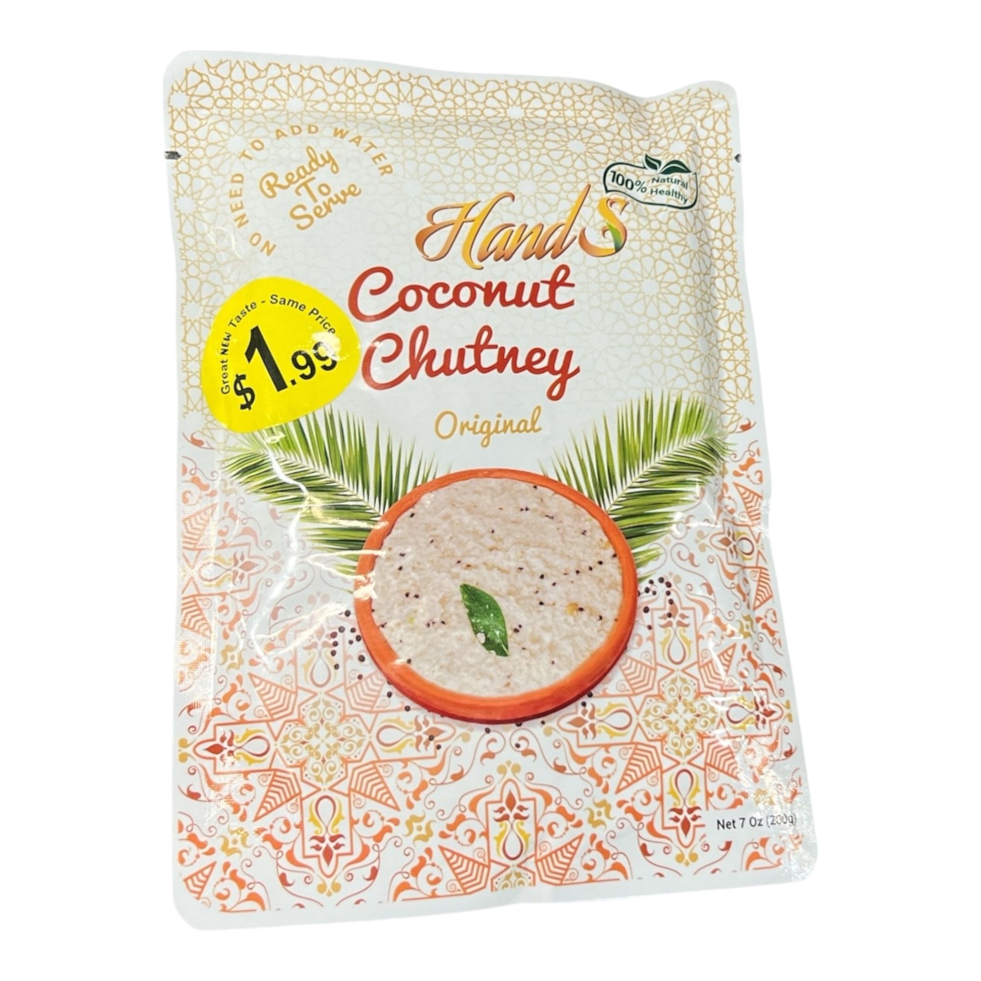 Hands Original Coconut Chutney  200 GM