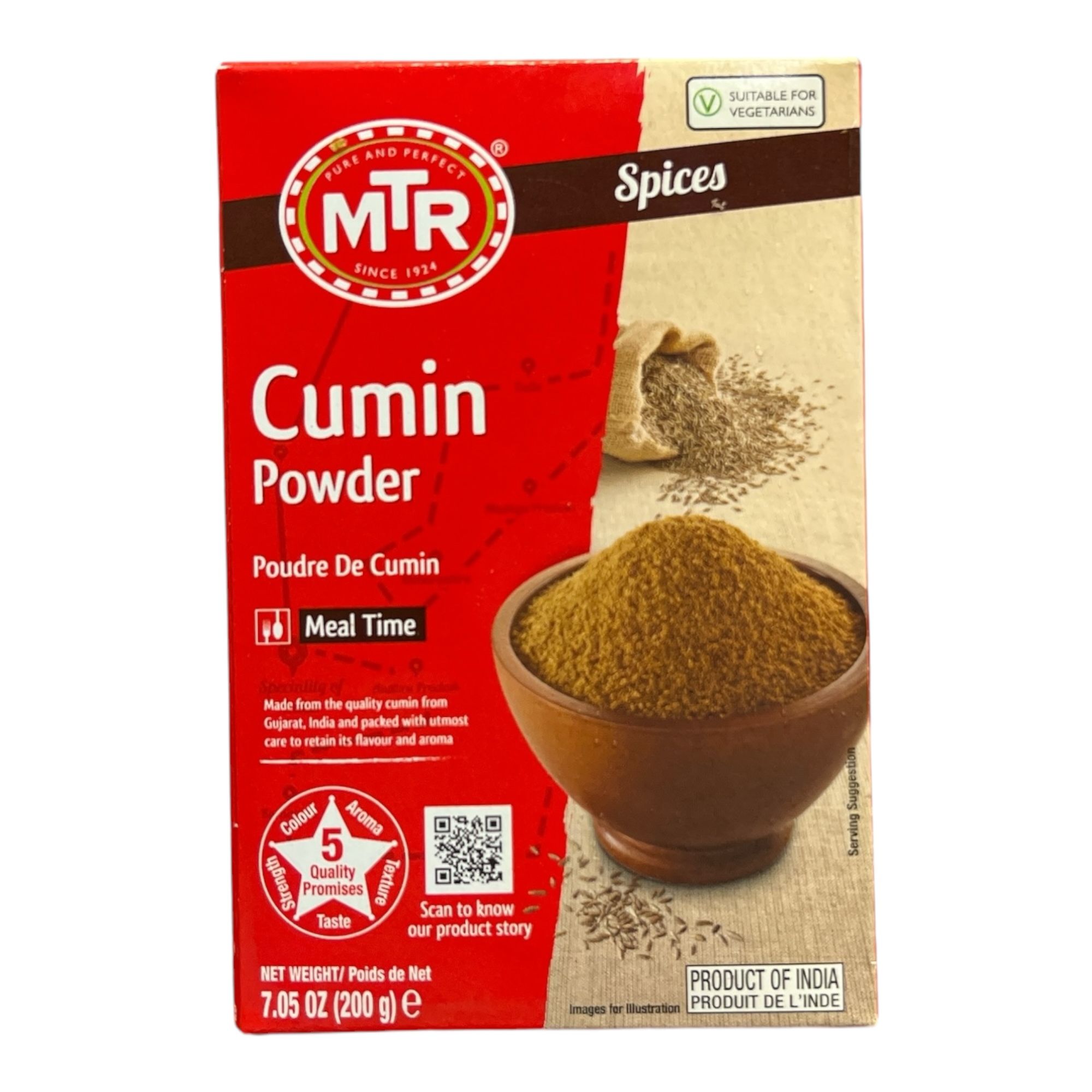 Mtr Cumin Powder 200 GM