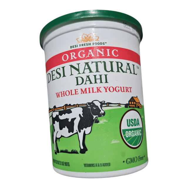 Desi Organic Wholemilk Yogurt 2 LB