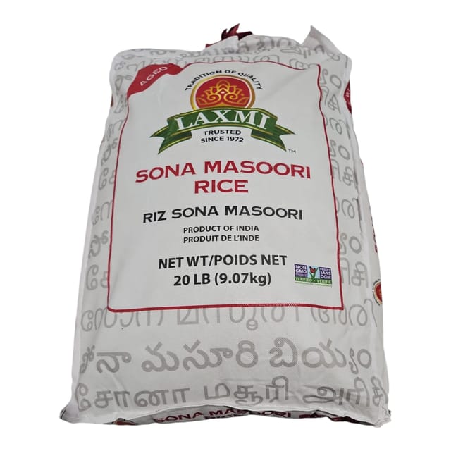 Laxmi Sona Mastri Rice 20lb