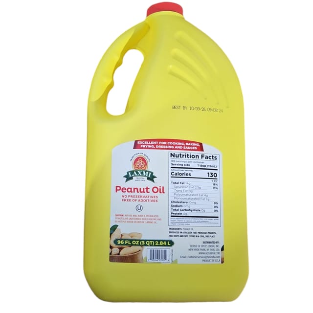 Laxmi Peanut Oil 96oz