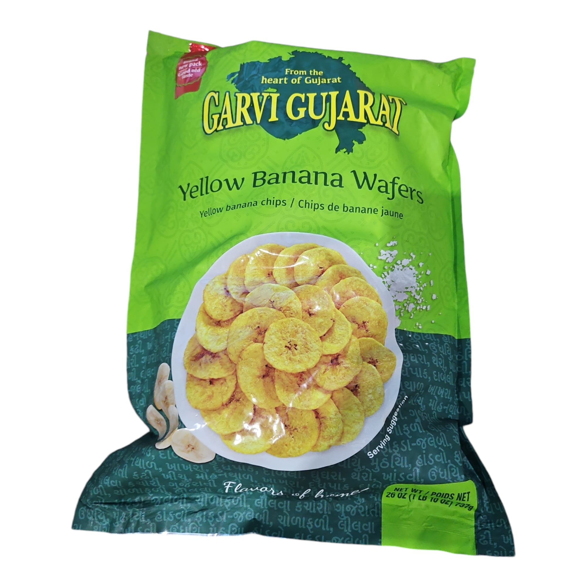 Garvi Gujarat Banana Chips Yellow 737gm