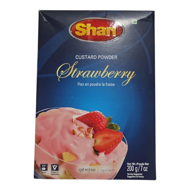 Shan Strawberry Custard Powder 200gm