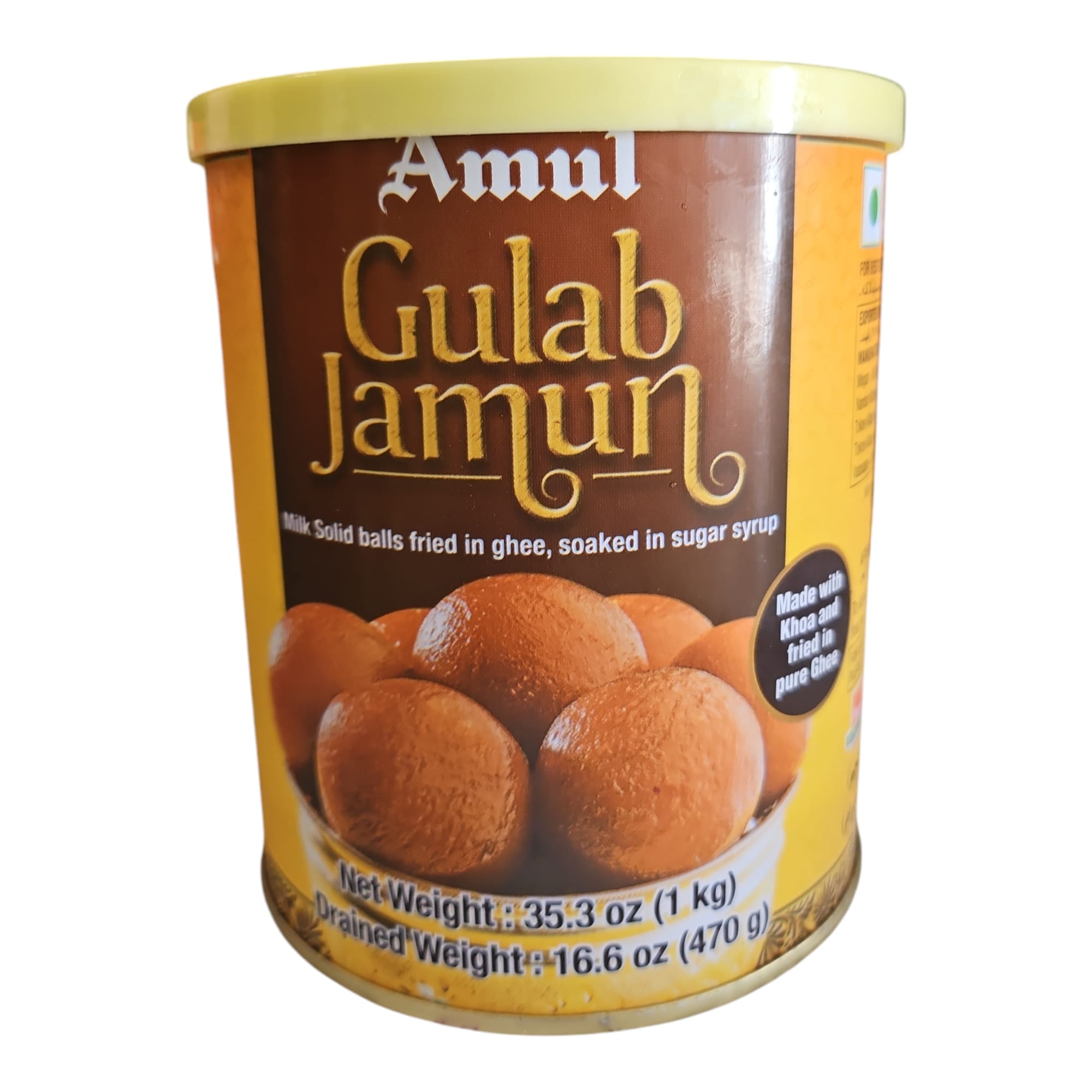 Amul Gulab Jamun Tin 1kg