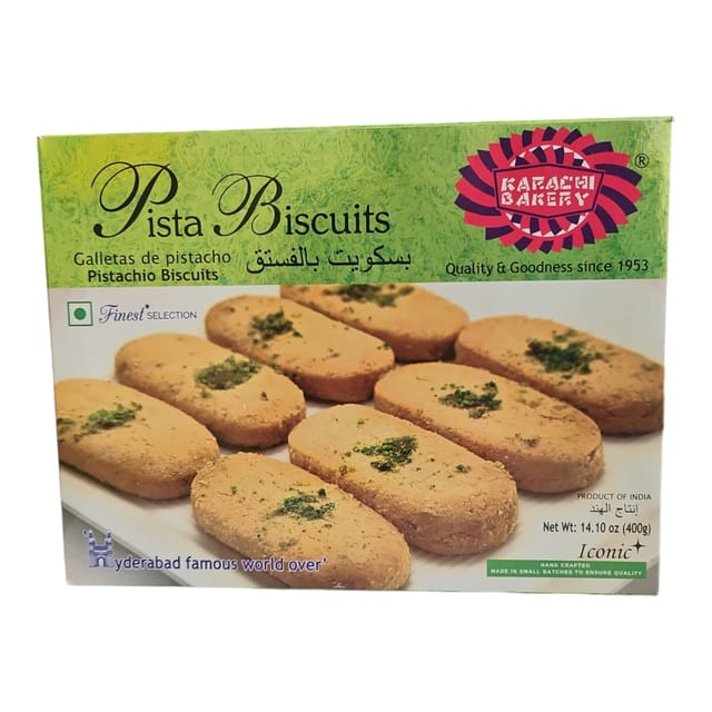 Karachi Green Pista Biscuits 400 GM