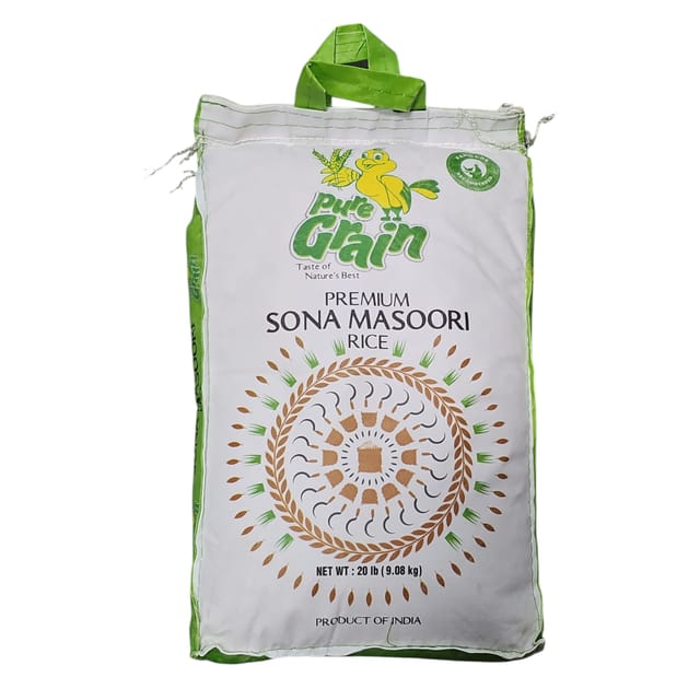 Pure Grain Premium Sona Masoori Rice 20 LB