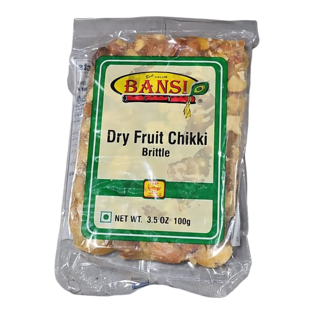 Dry Fruit Chikki Bar 3.5 OZ