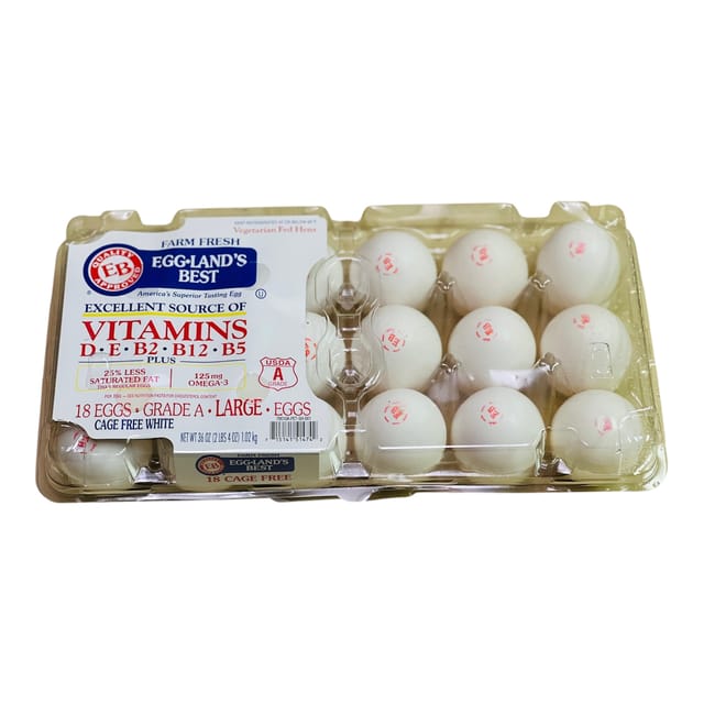 Grade A Large Eggs 18 CT