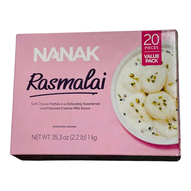 Nanak Rasmalai 1KG (20 pieces)