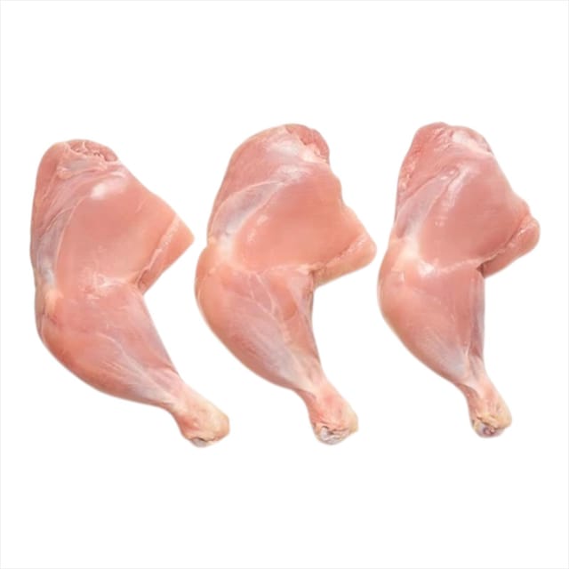 Fresh Chicken Leg Quarter 2 pcs (Skin Less) Halal